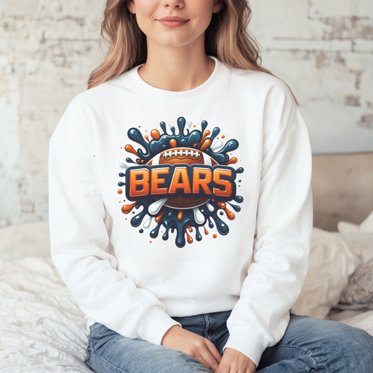 Paint Splash Bear Sweatshirt