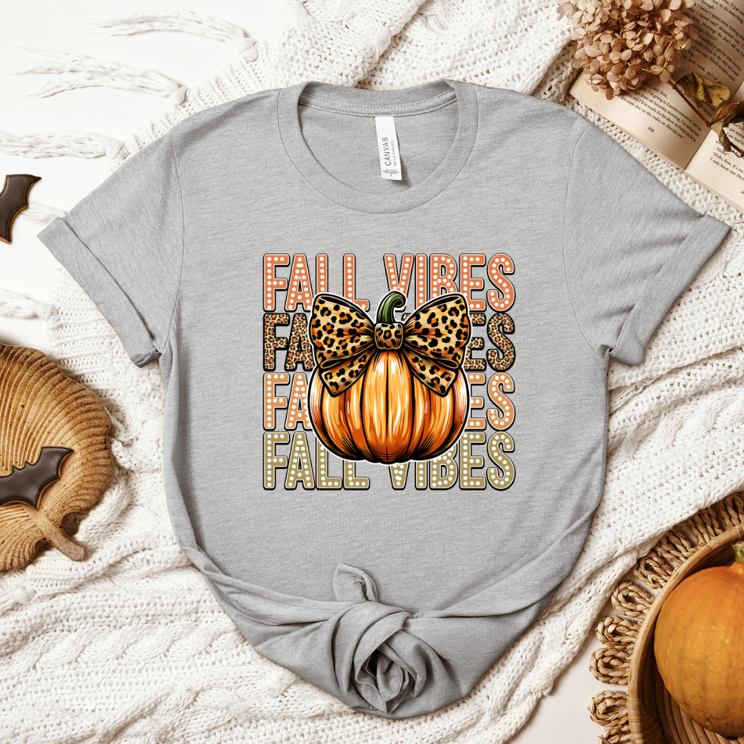 Fall Vibes Leopard Tee