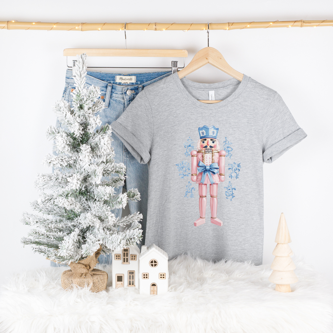Pink Blue Nutcracker Tee