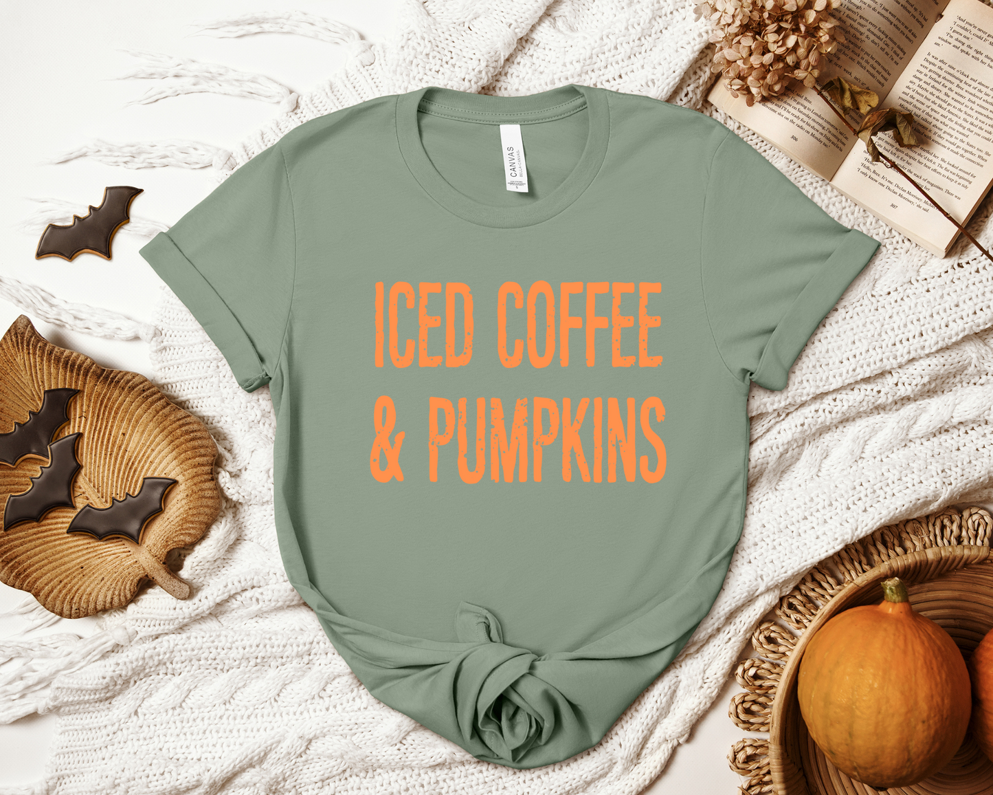 Iced Coffee & Pumpkins Tee