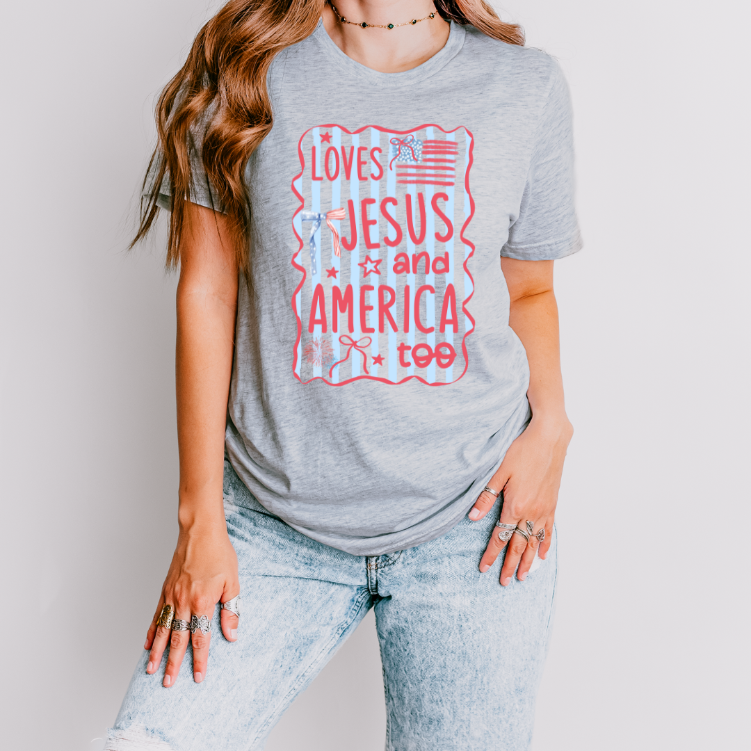 Love Jesus Too T Shirt