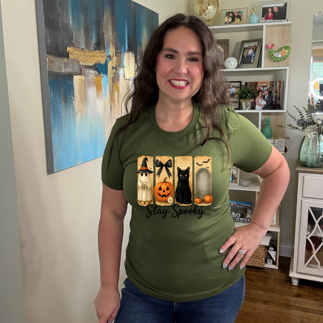 BrushStroke Stay Spooky Tee