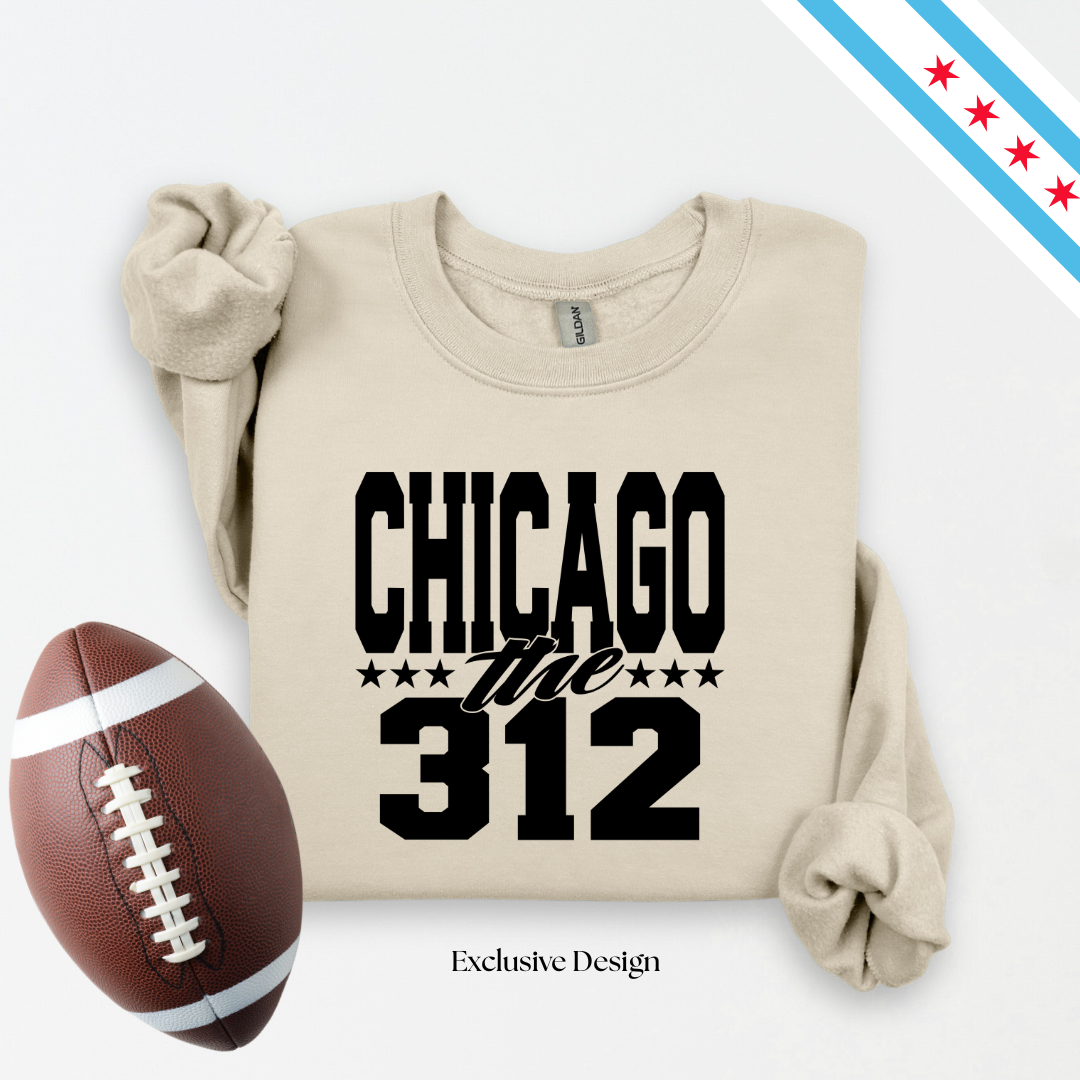 Chicago Bold Blk Sweatshirt