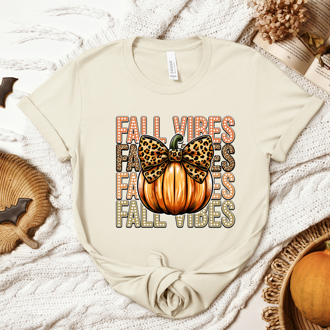 Fall Vibes Leopard Tee