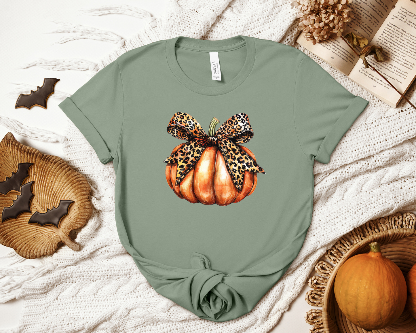 Leopard Pumpkin Tee