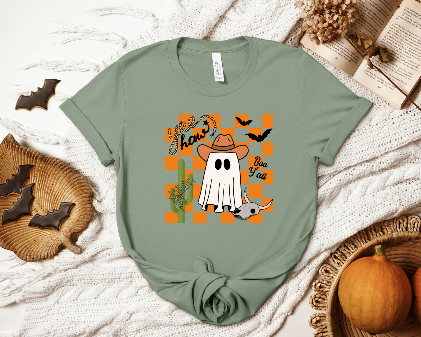 Yeehaw Ghost Mama Tee