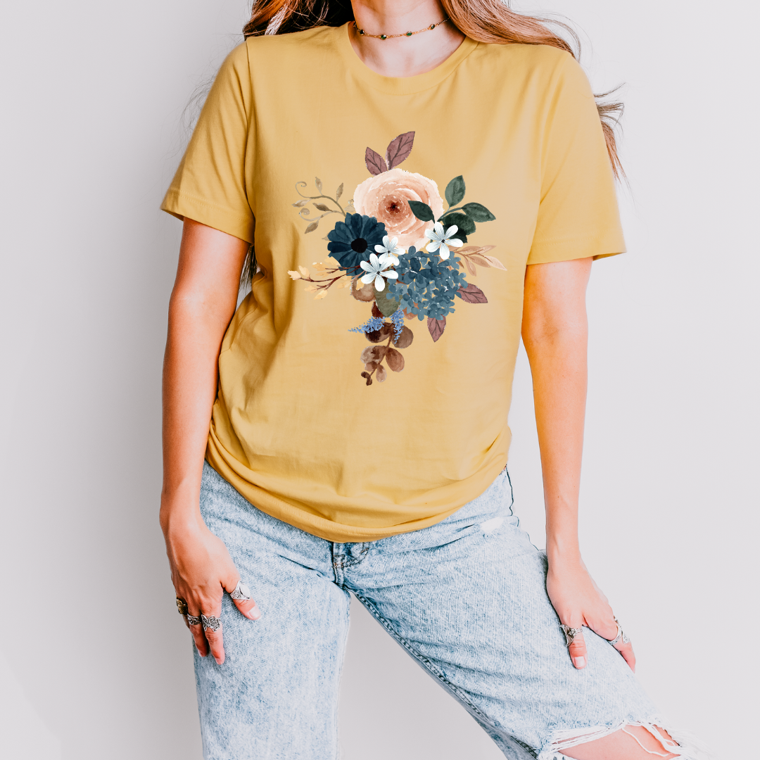 Fall Floral Tee