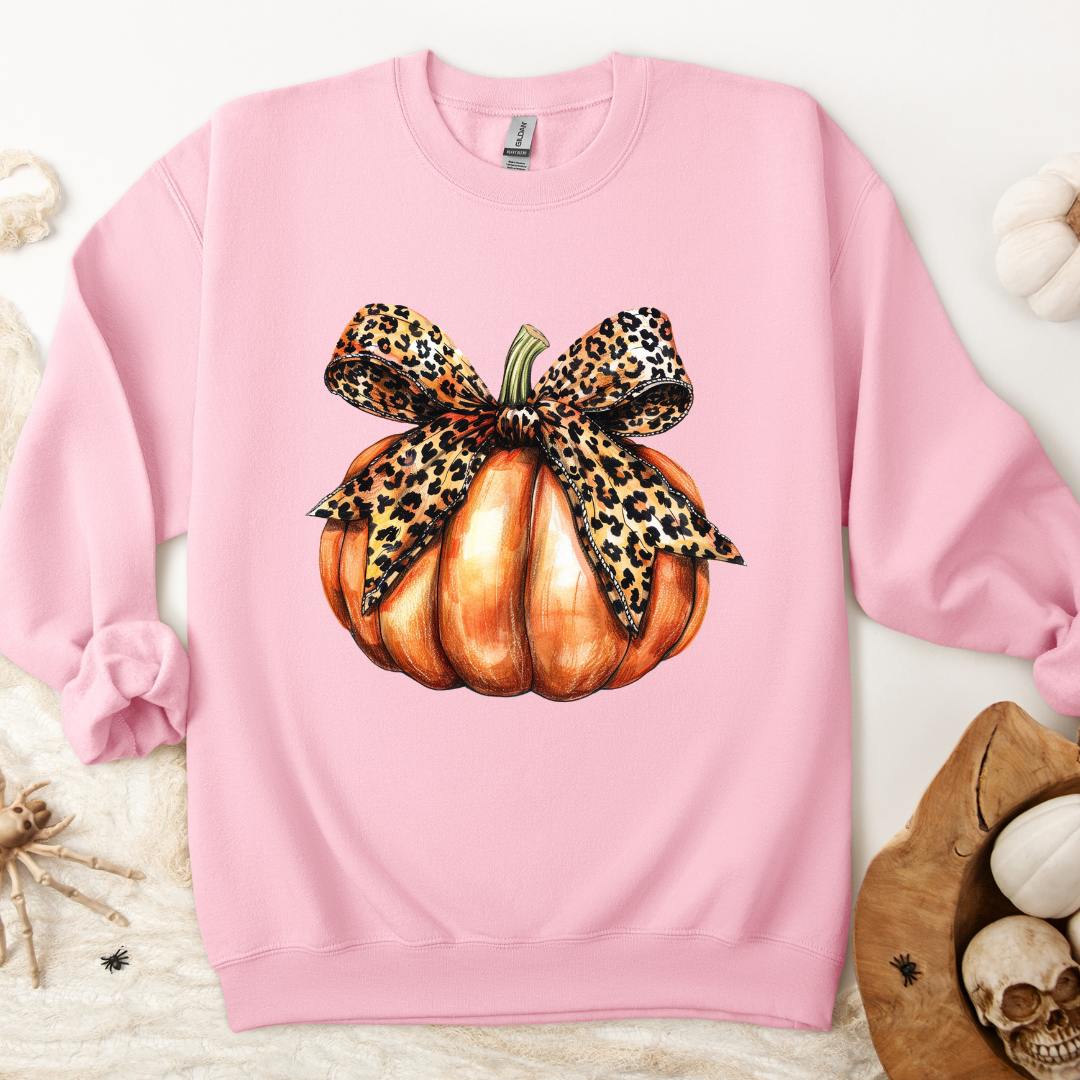 Leopard Pumpkin Sweatshirt