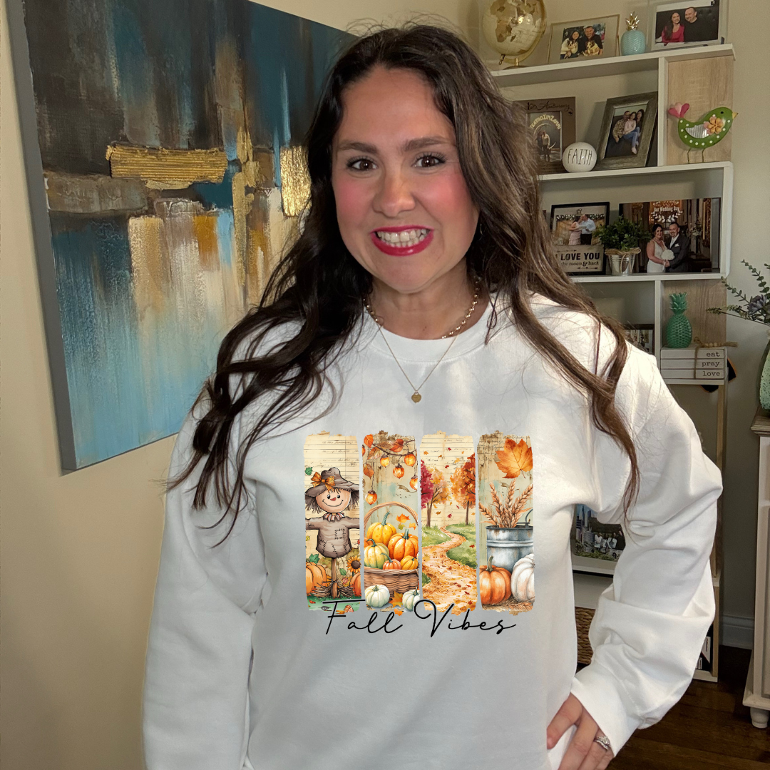Fall Vibes Airbrush Sweatshirt