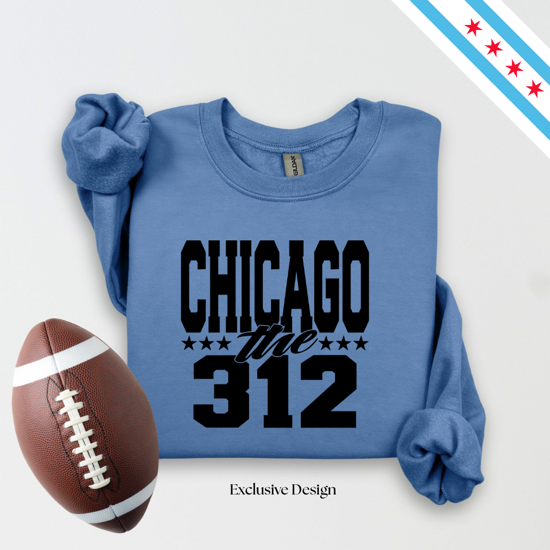 Chicago Bold Blk Sweatshirt