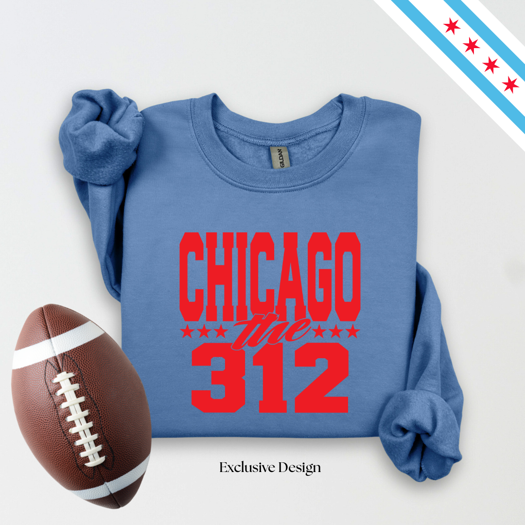 Chicago Bold Red Sweatshirt