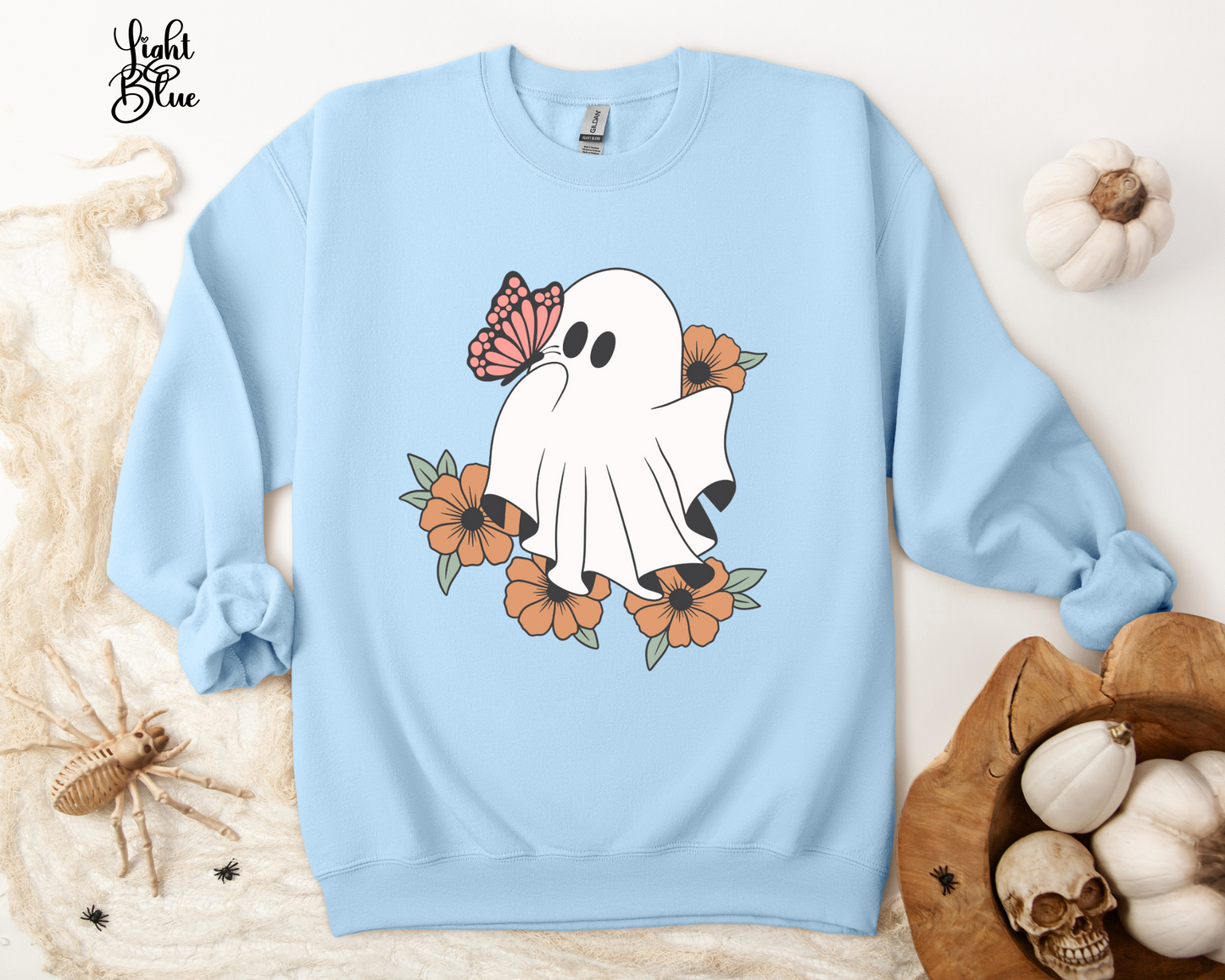 Floral Ghost Sweatshirt