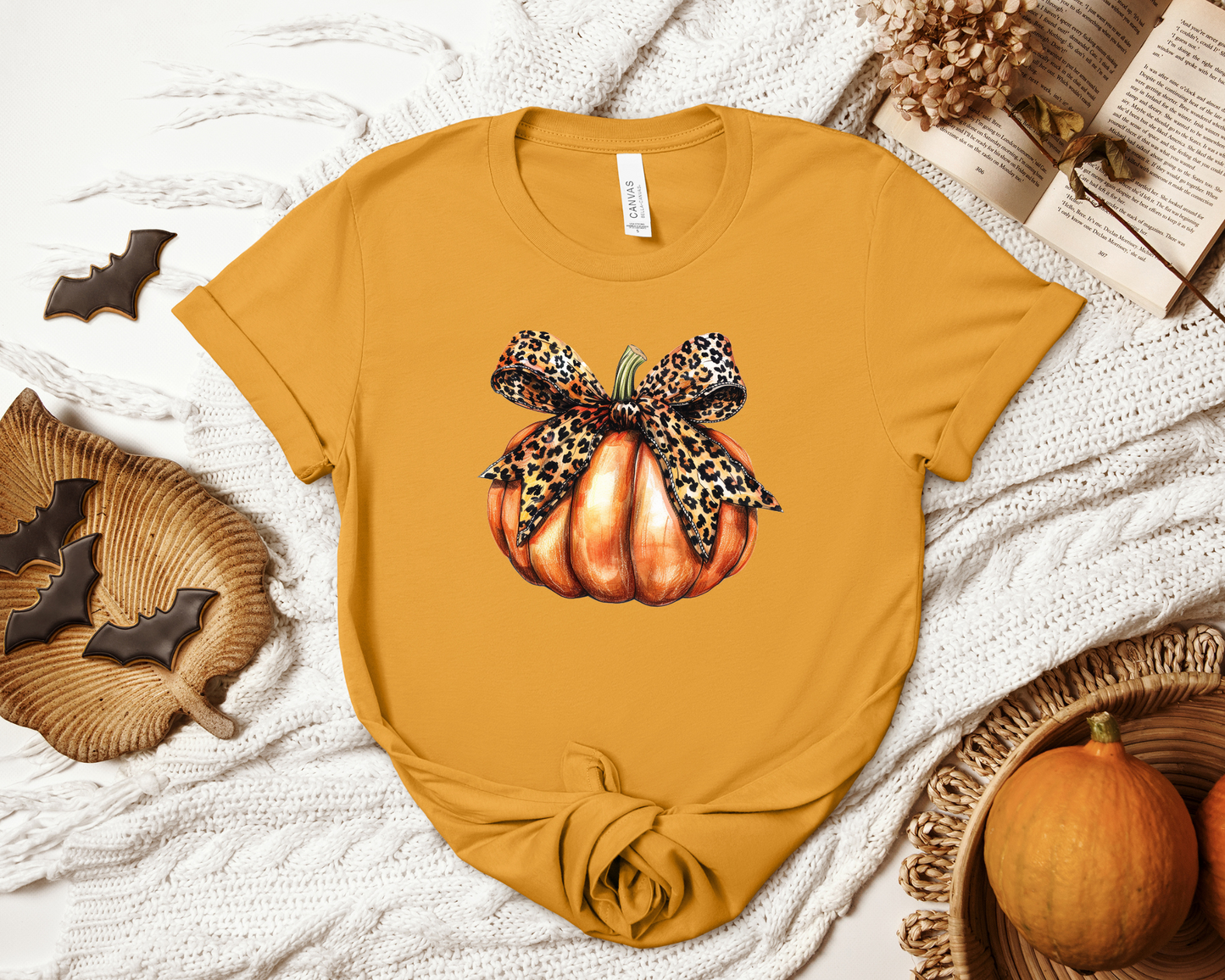 Leopard Pumpkin Tee