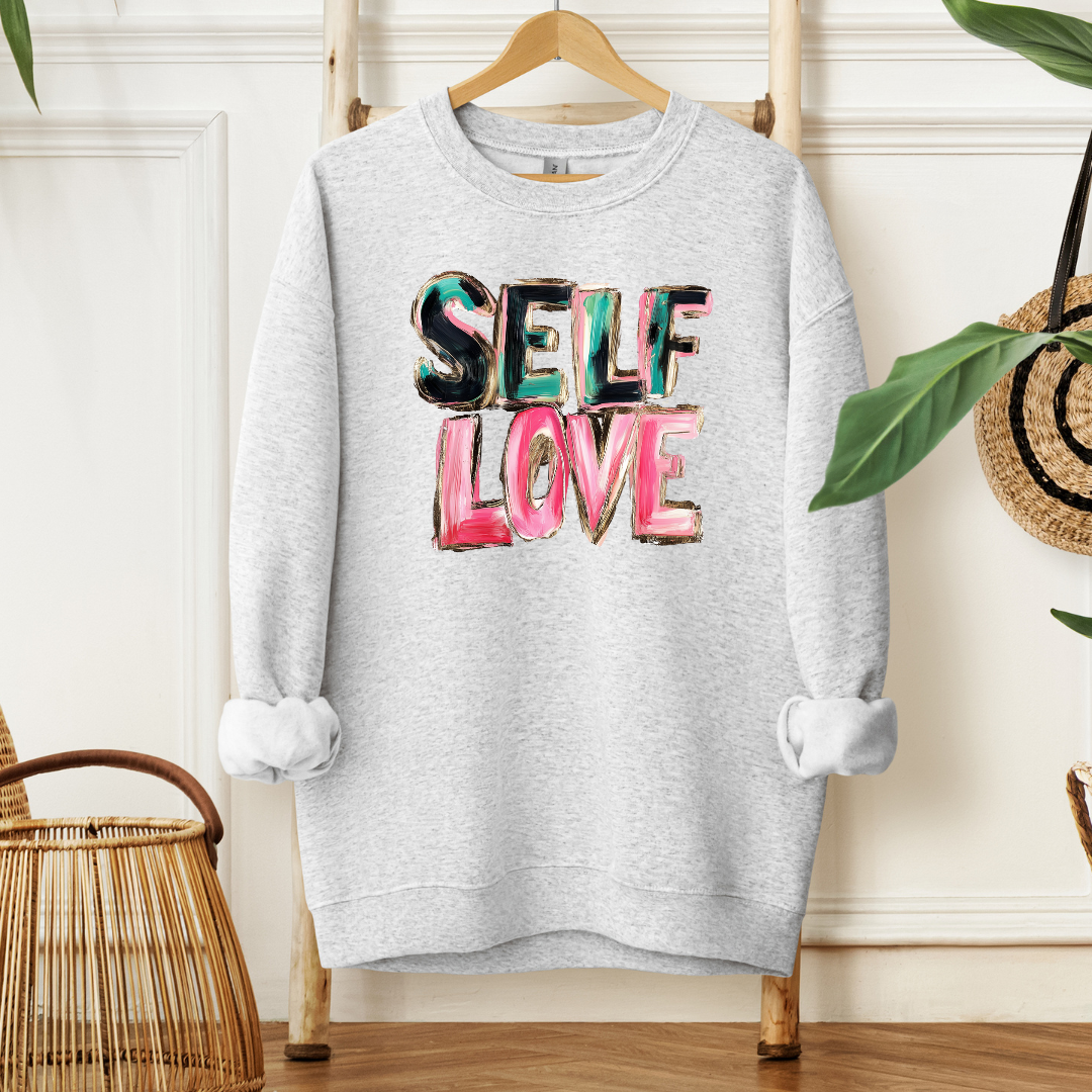 Self Love Air Brush Look Sweatshirt
