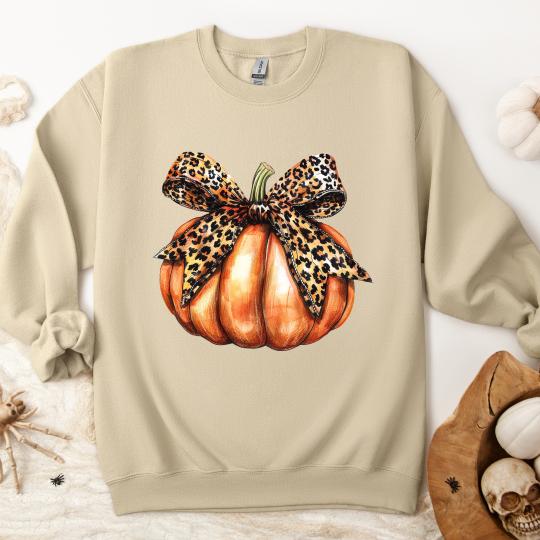 Leopard Pumpkin Sweatshirt