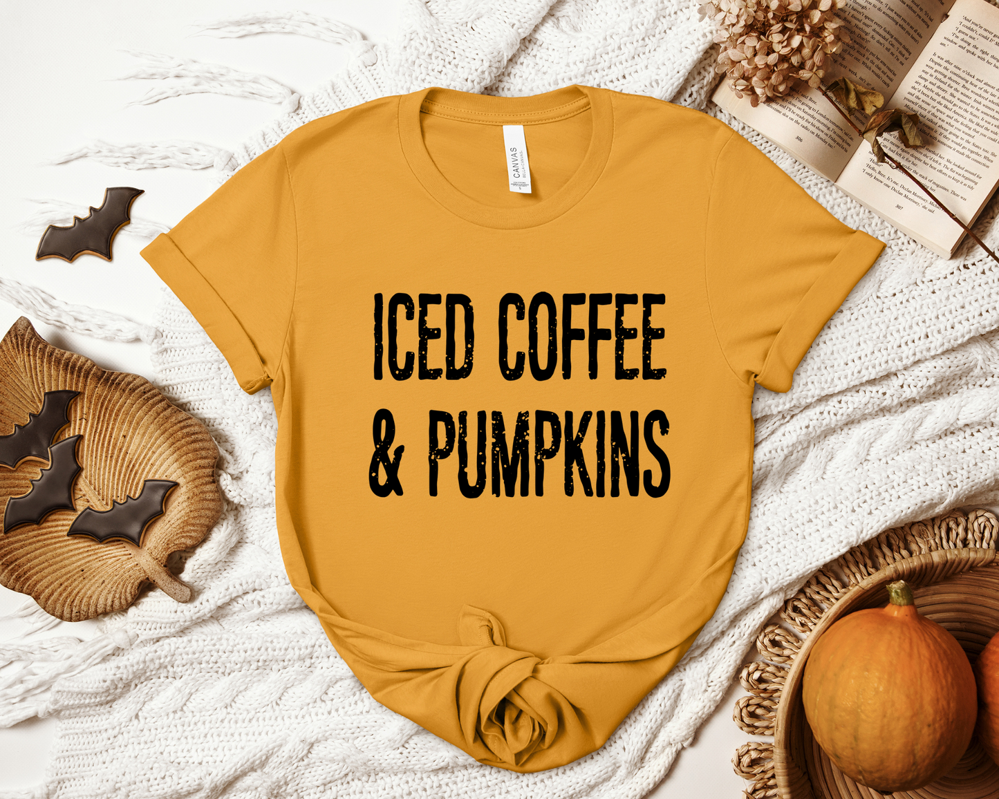 Iced Coffee & Pumpkins Tee