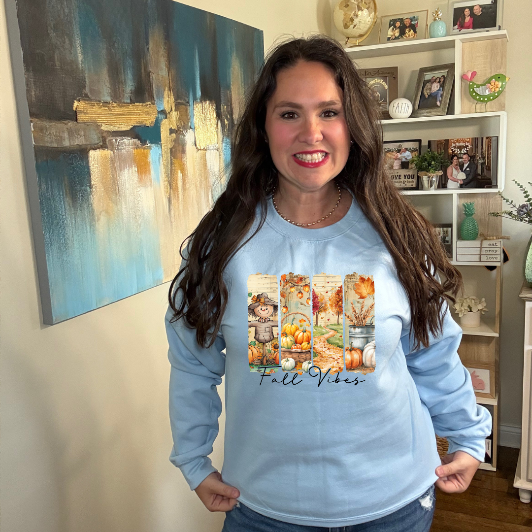Fall Vibes Airbrush Sweatshirt