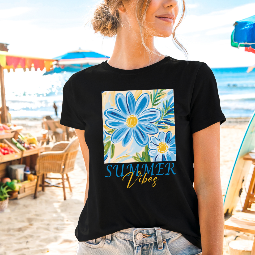 Floral Summer Vibes T Shirt