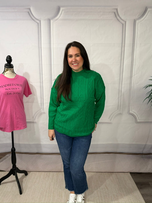 Merry Spruce Pullover Sweater