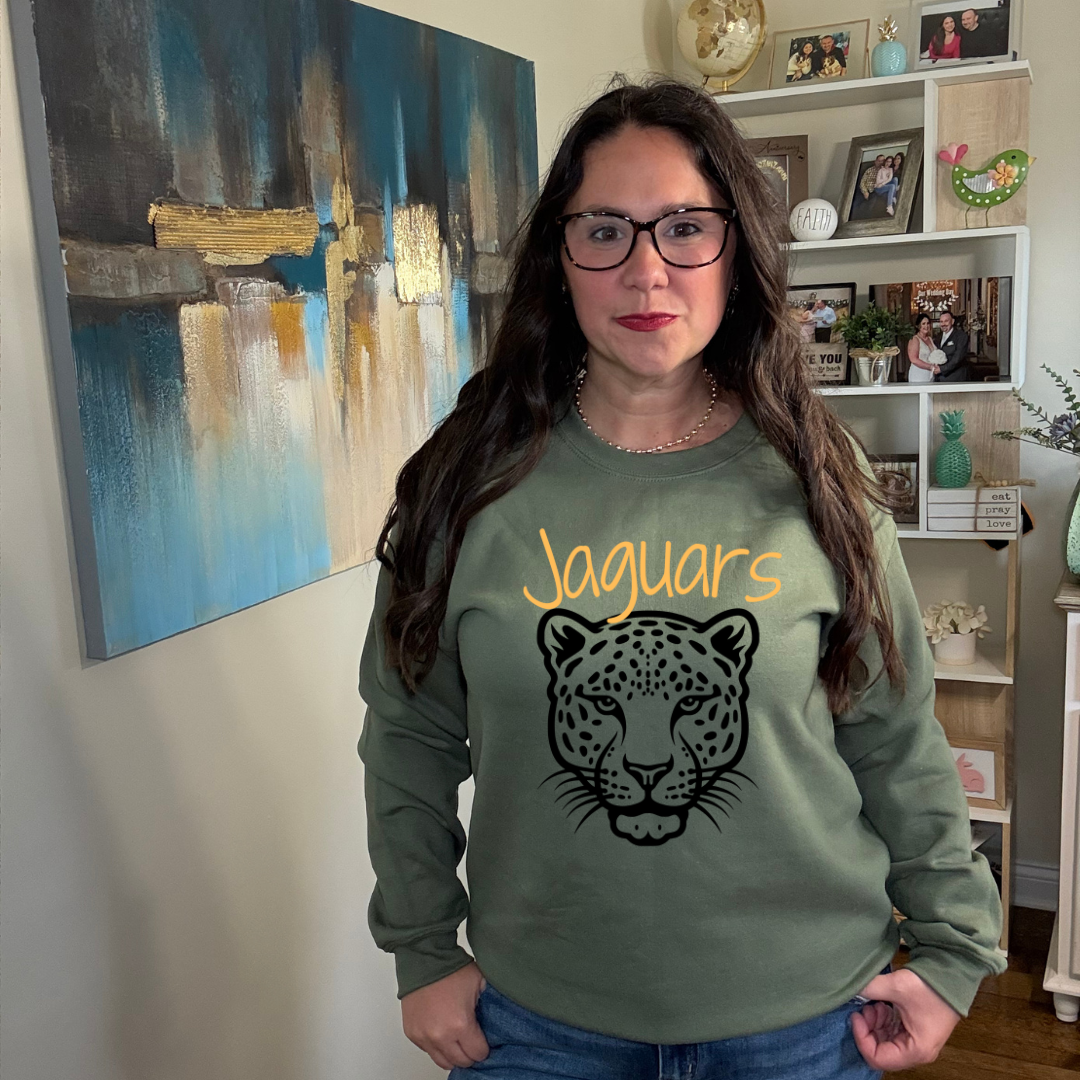 Jaguar Gold Lettering Sweatshirt