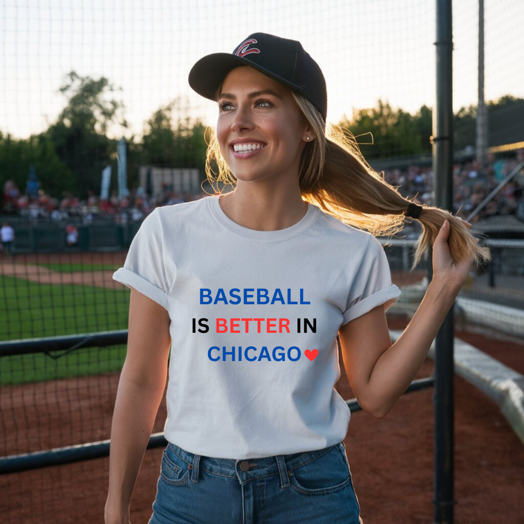 Baseball is Better in Chicago | T-Shirt