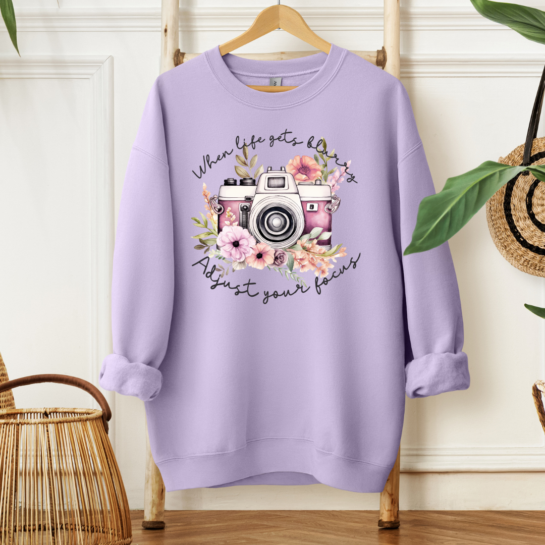 When Life Gets Blurry Sweatshirt