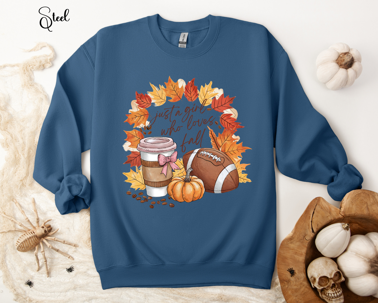Just a Girl Who Loves Fall Sweatshirt