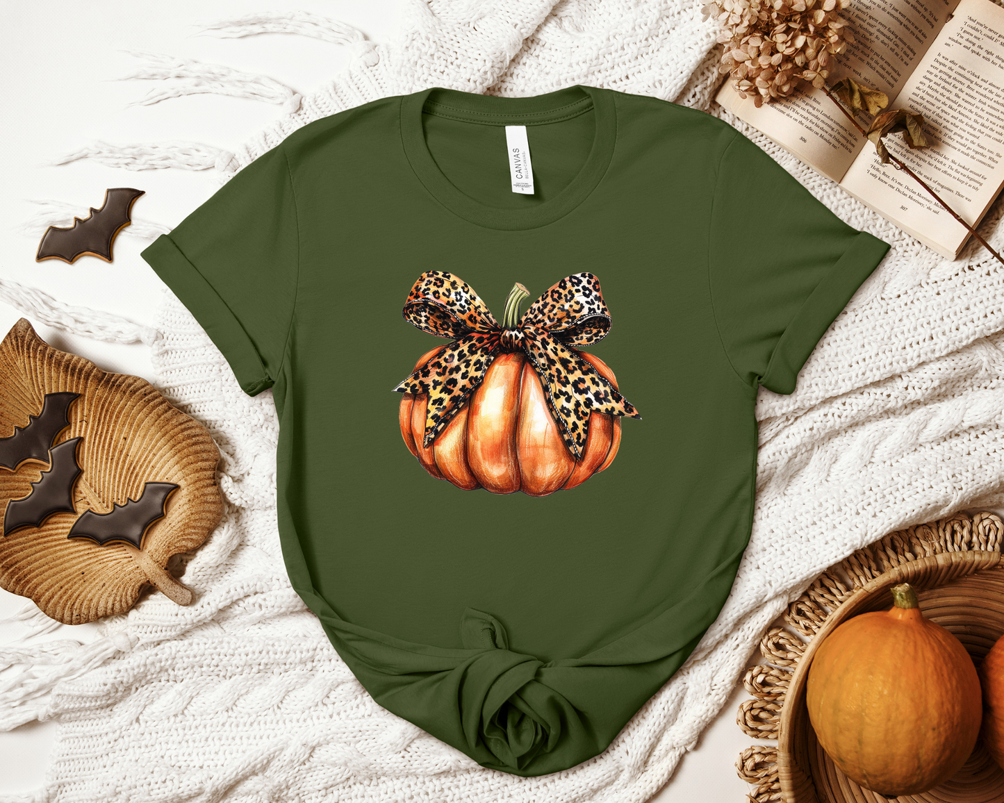 Leopard Pumpkin Tee