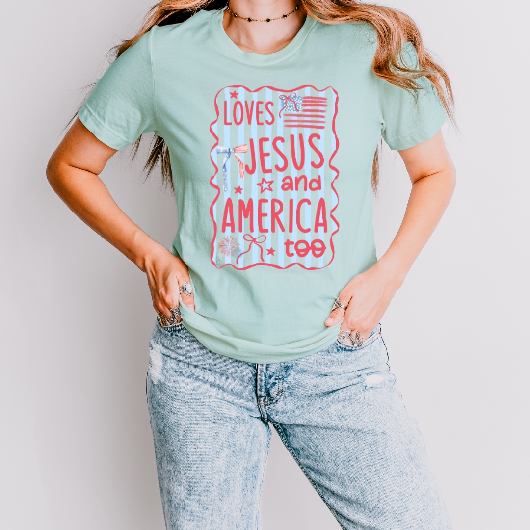 Love Jesus Too T Shirt