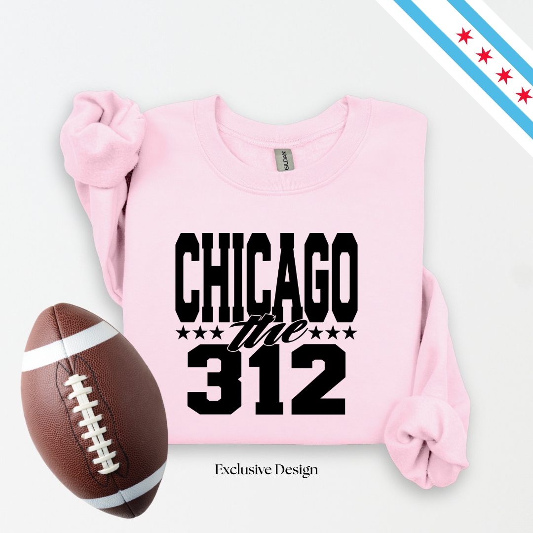 Chicago Bold Blk Sweatshirt