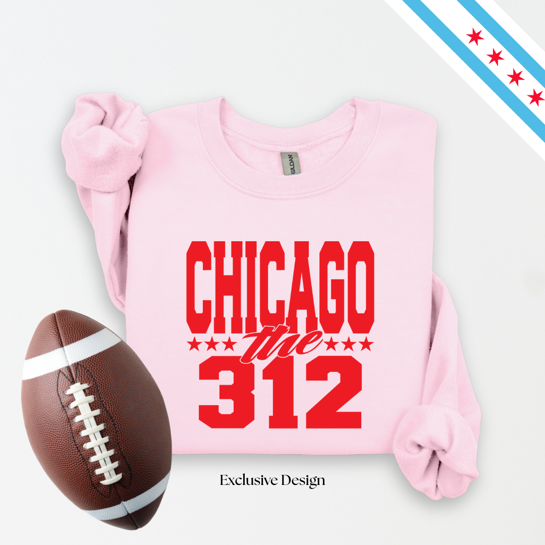 Chicago Bold Red Sweatshirt