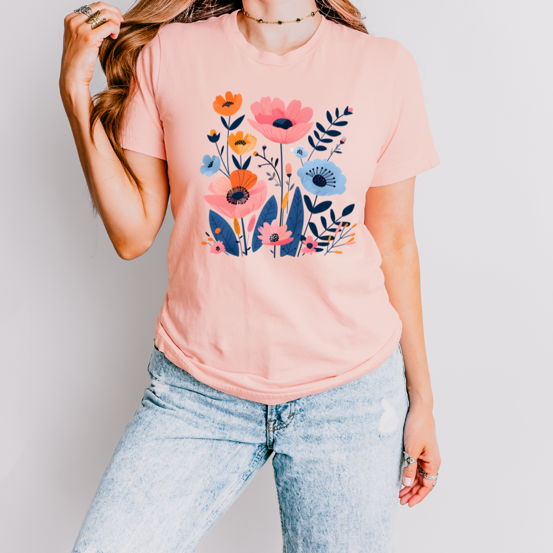 Vibrant Floral T Shirt