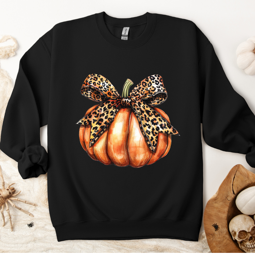 Leopard Pumpkin Sweatshirt