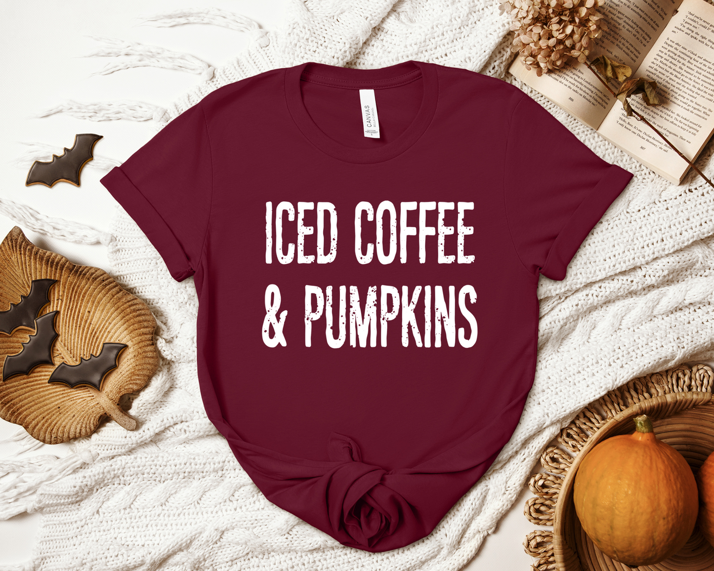 Iced Coffee & Pumpkins Tee