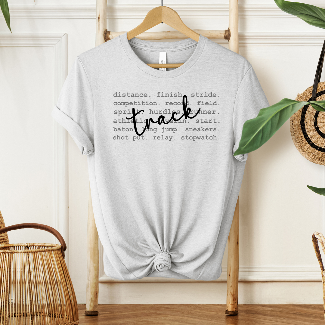 Track Words| Sweatshirt or T-Shirt