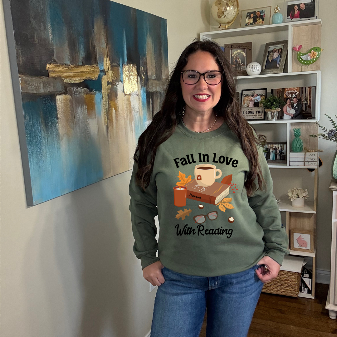 Fall in Love with Reading Sweatshirt