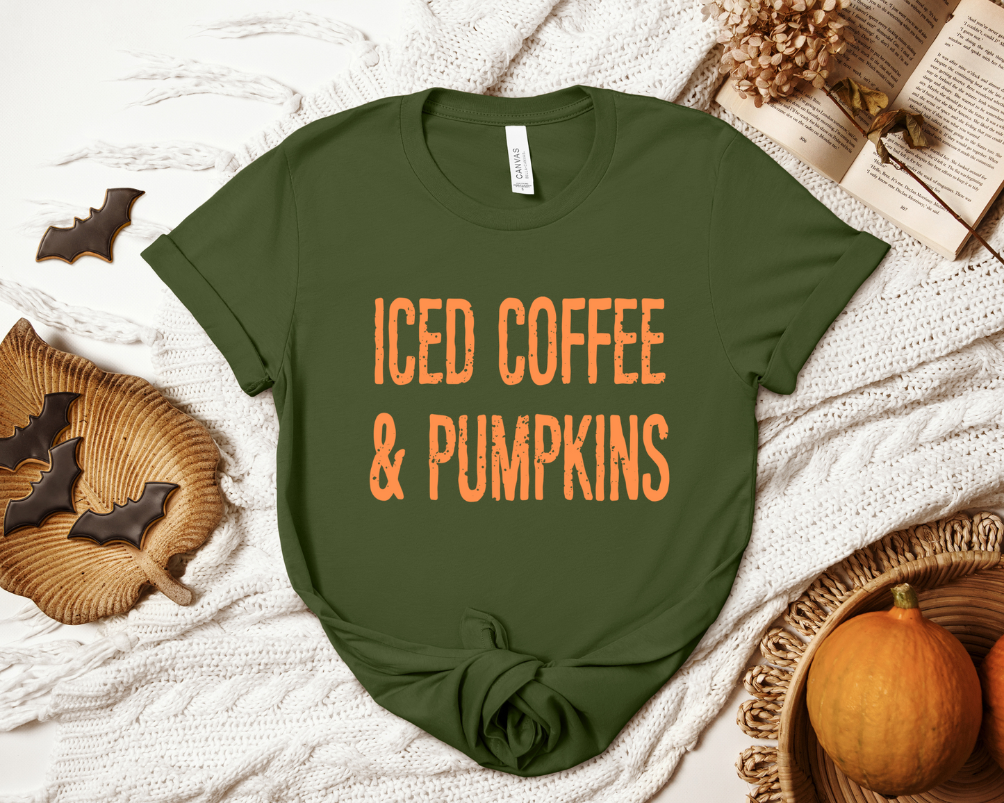 Iced Coffee & Pumpkins Tee