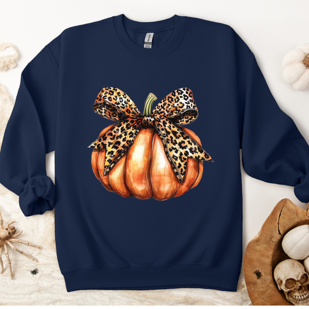 Leopard Pumpkin Sweatshirt
