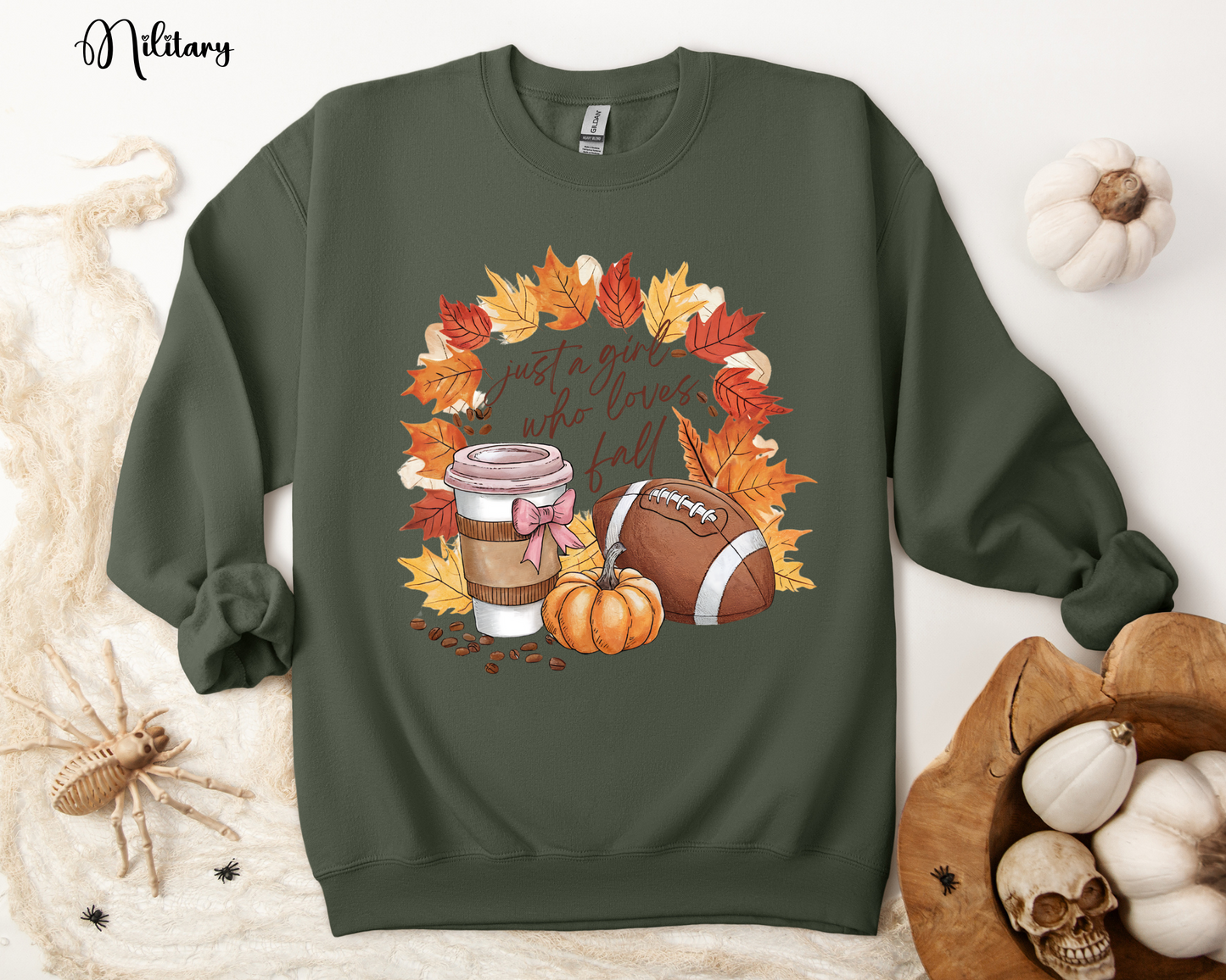 Just a Girl Who Loves Fall Sweatshirt