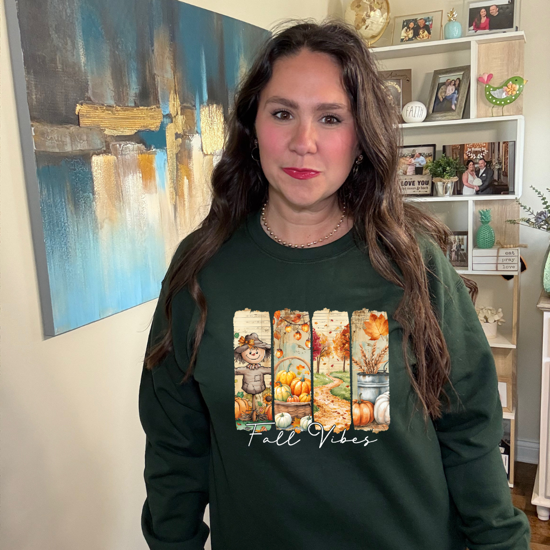 Fall Vibes Airbrush Sweatshirt