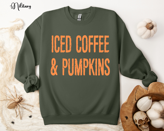 ICED COFFEE & PUMPKINS Sweatshirt