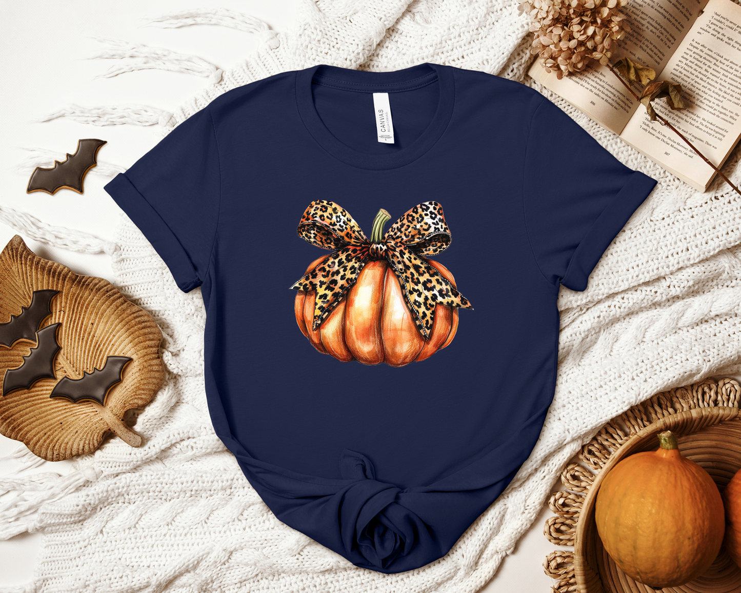 Leopard Pumpkin Tee