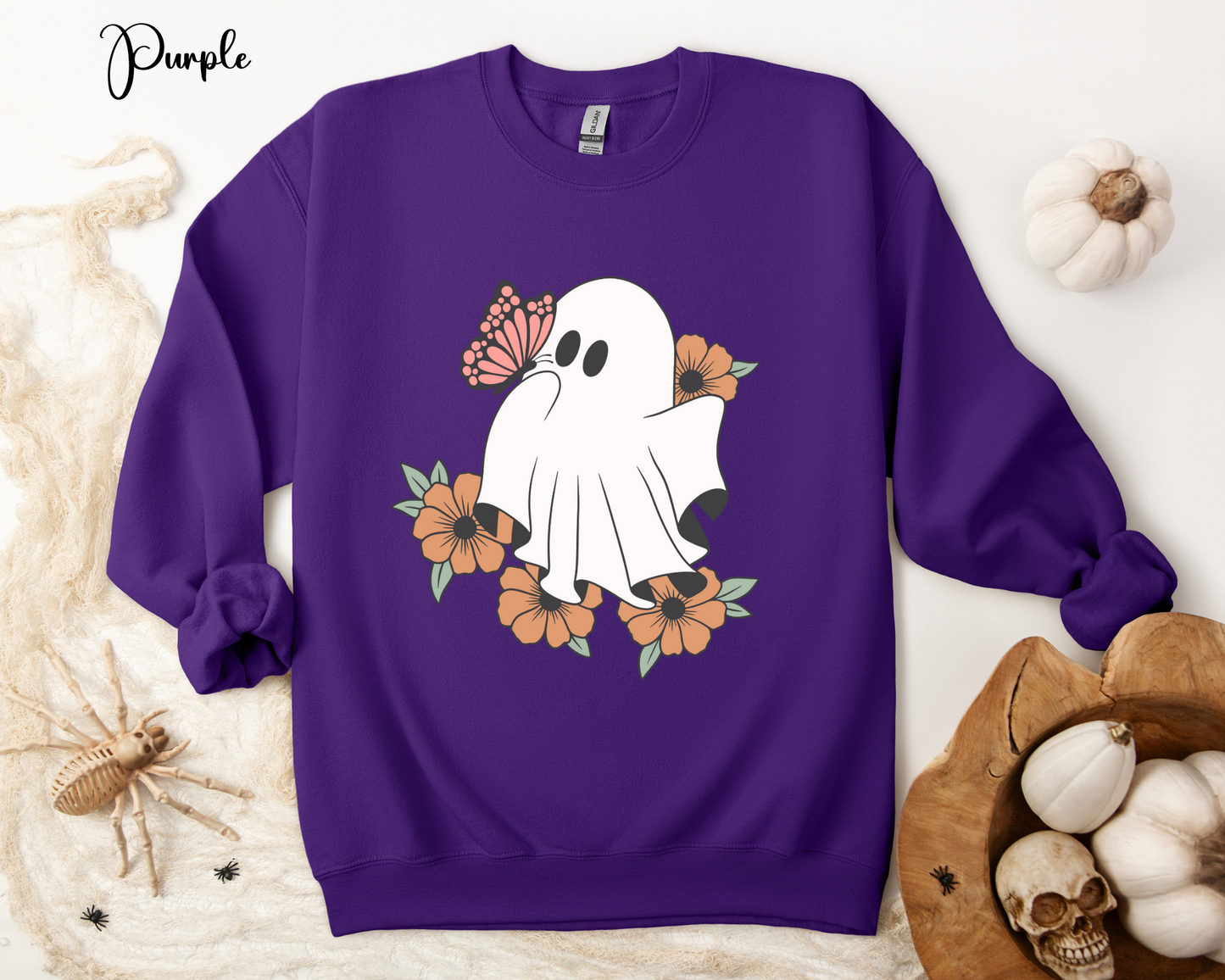 Floral Ghost Sweatshirt