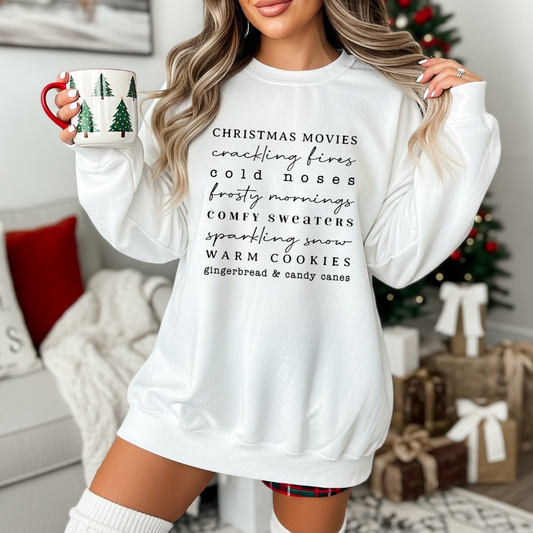 Christmas Words sweatshirt