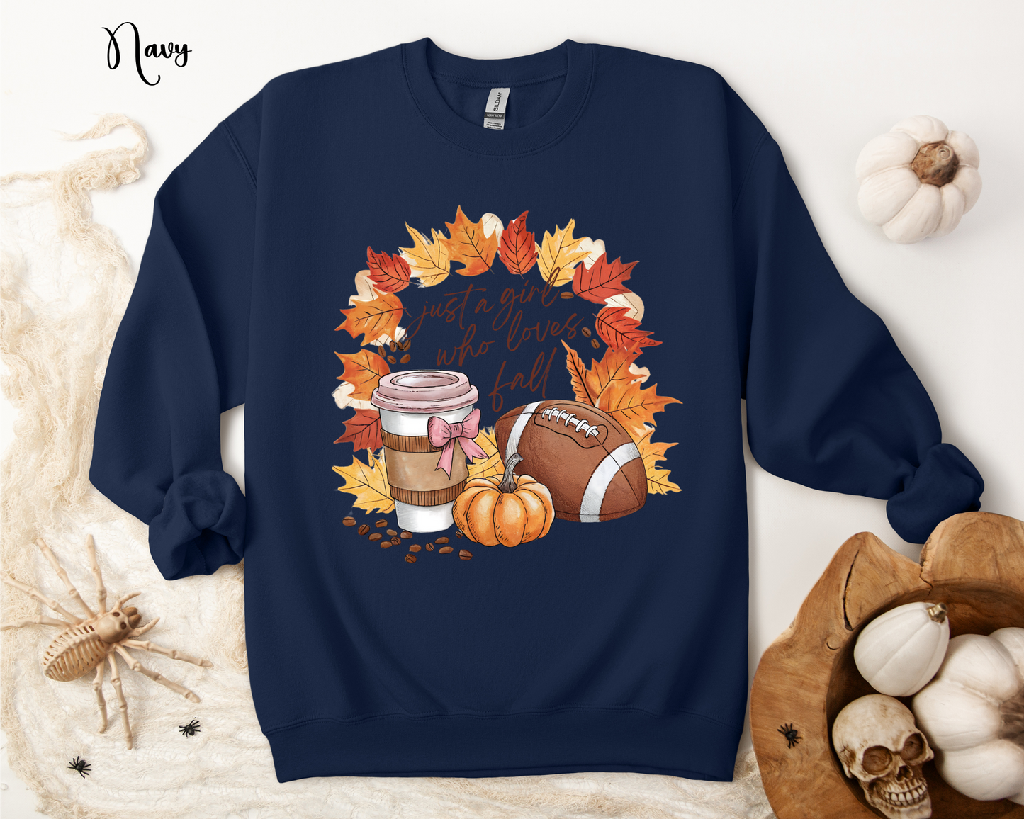 Just a Girl Who Loves Fall Sweatshirt
