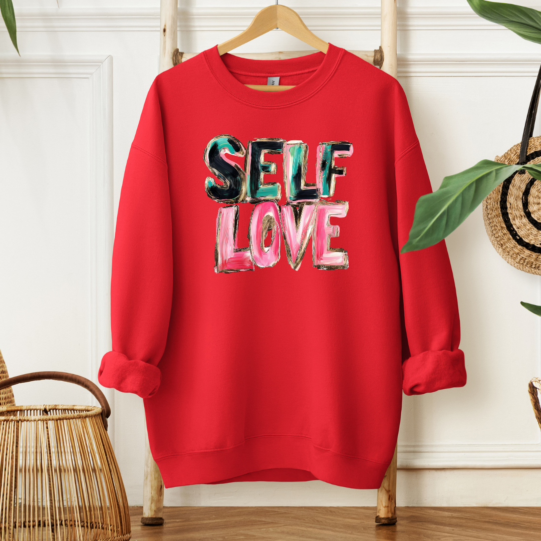 Self Love Air Brush Look Sweatshirt
