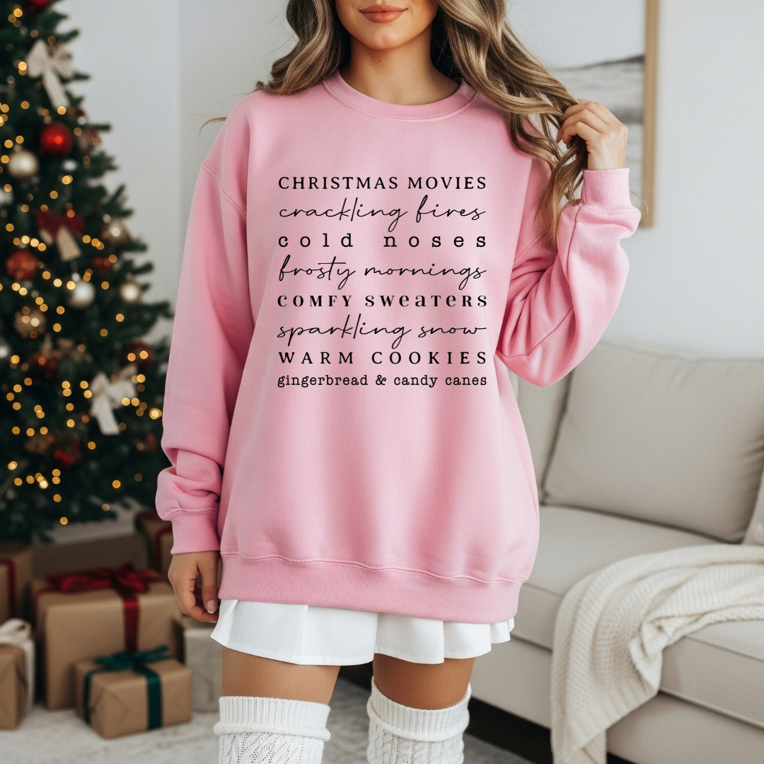 Christmas Words sweatshirt