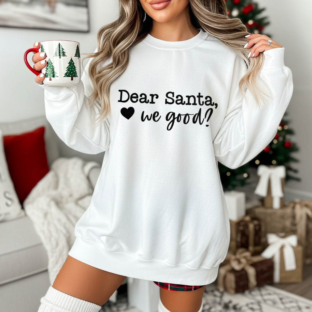 Dear Santa We good? Sweatshirt