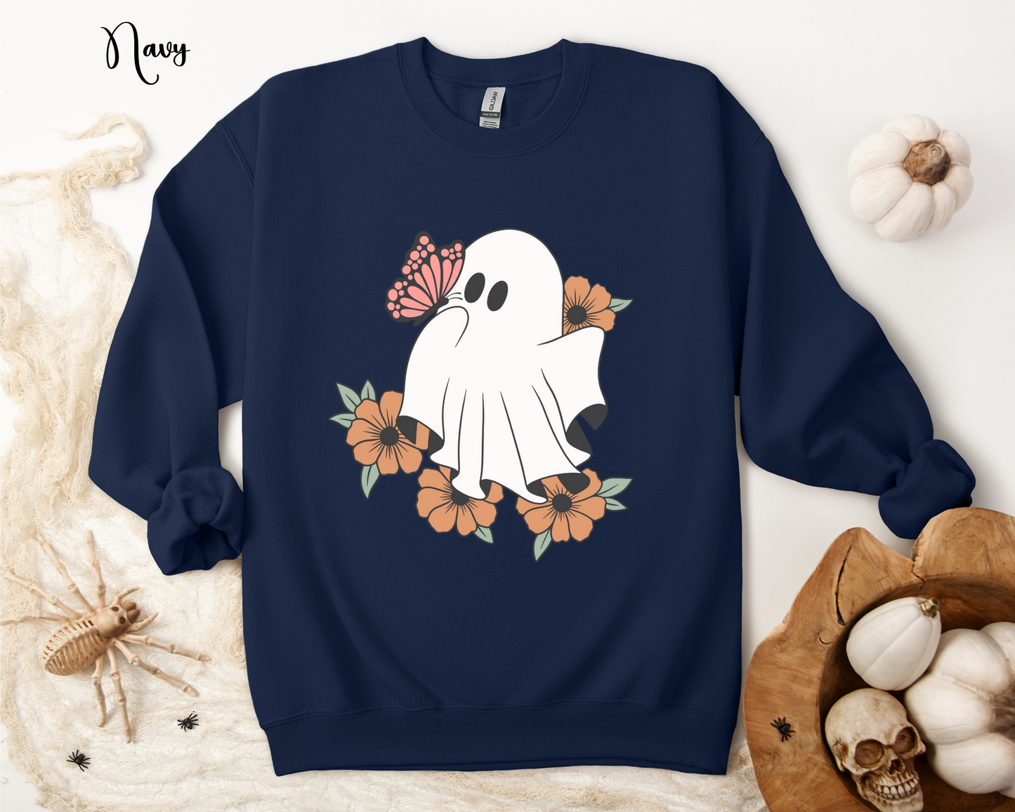 Floral Ghost Sweatshirt