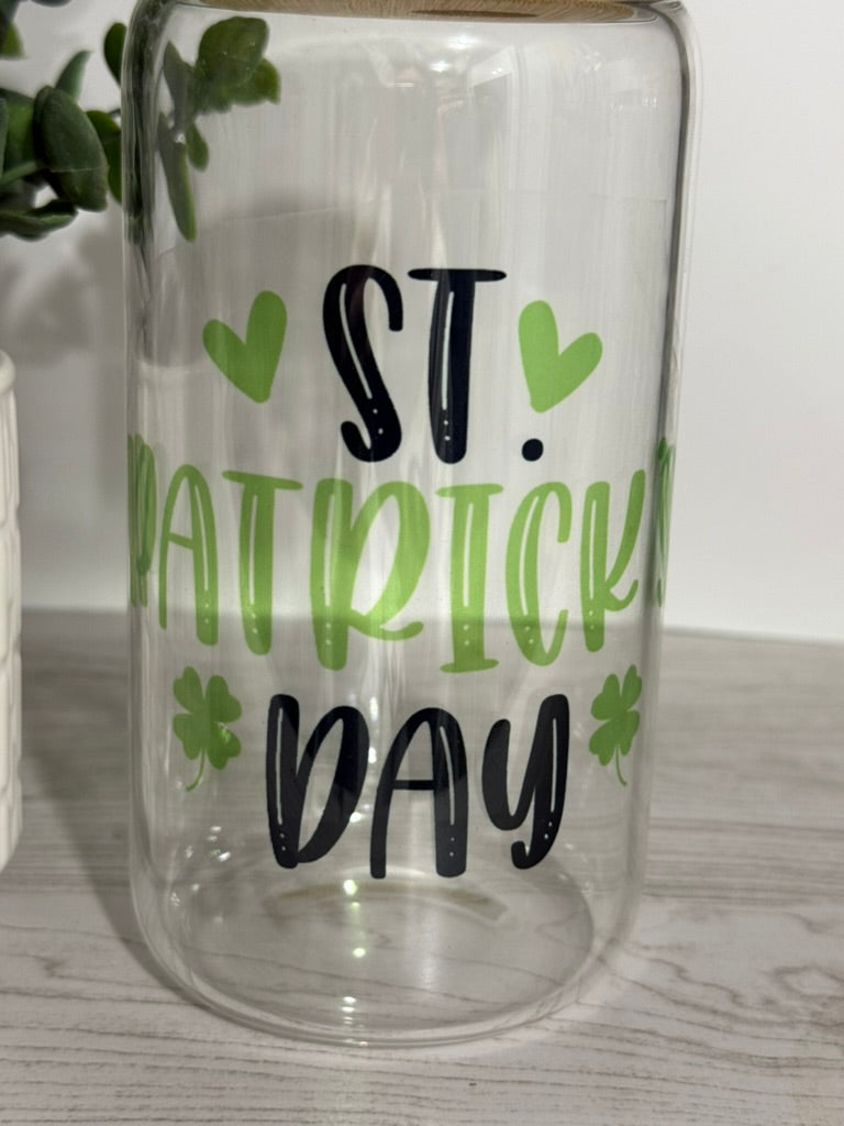 St Patricks Day | Sipper Glass, 16 oz